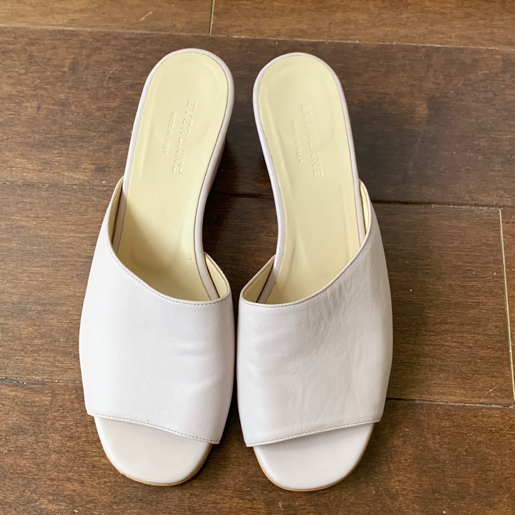 Everlane Leather Wedge Sandal, Size 9